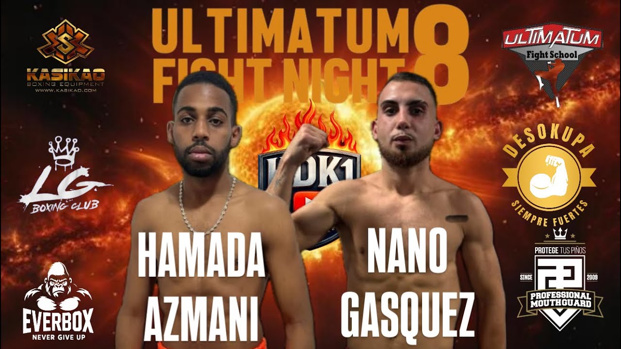 HAMADA AZMANI vs NANO GASQUEZ | K1 Profesional -52 kg | Espa&ntilde;a