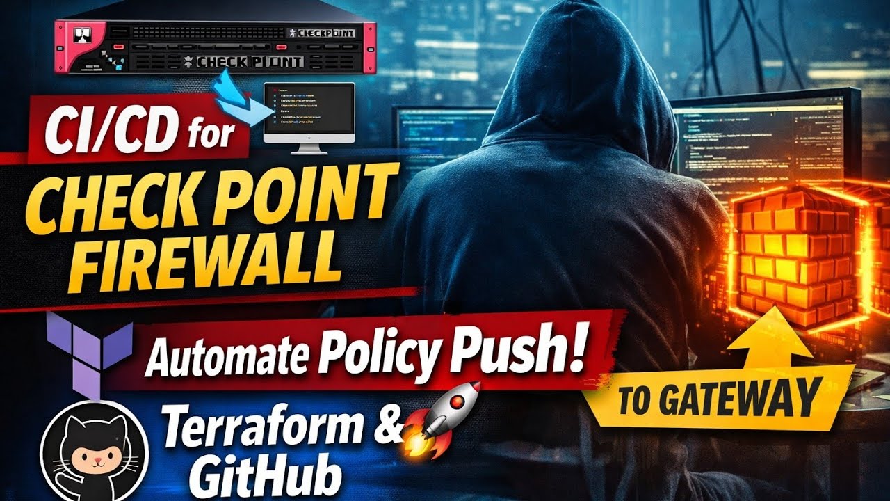 CI/CD for Check Point Firewall 🔥 | Automate Policy Push with Terraform & GitHub