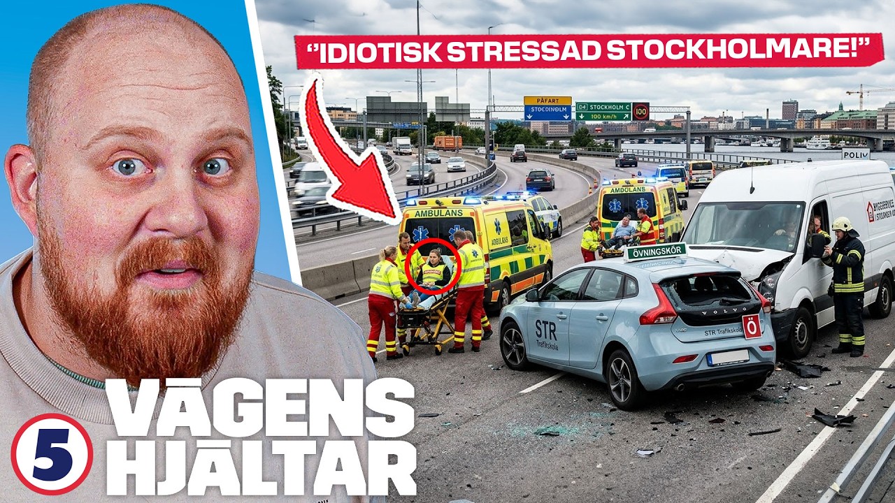 Övningskör i stockholm slutar i KATASTROF! | Vägens Hjältar #21