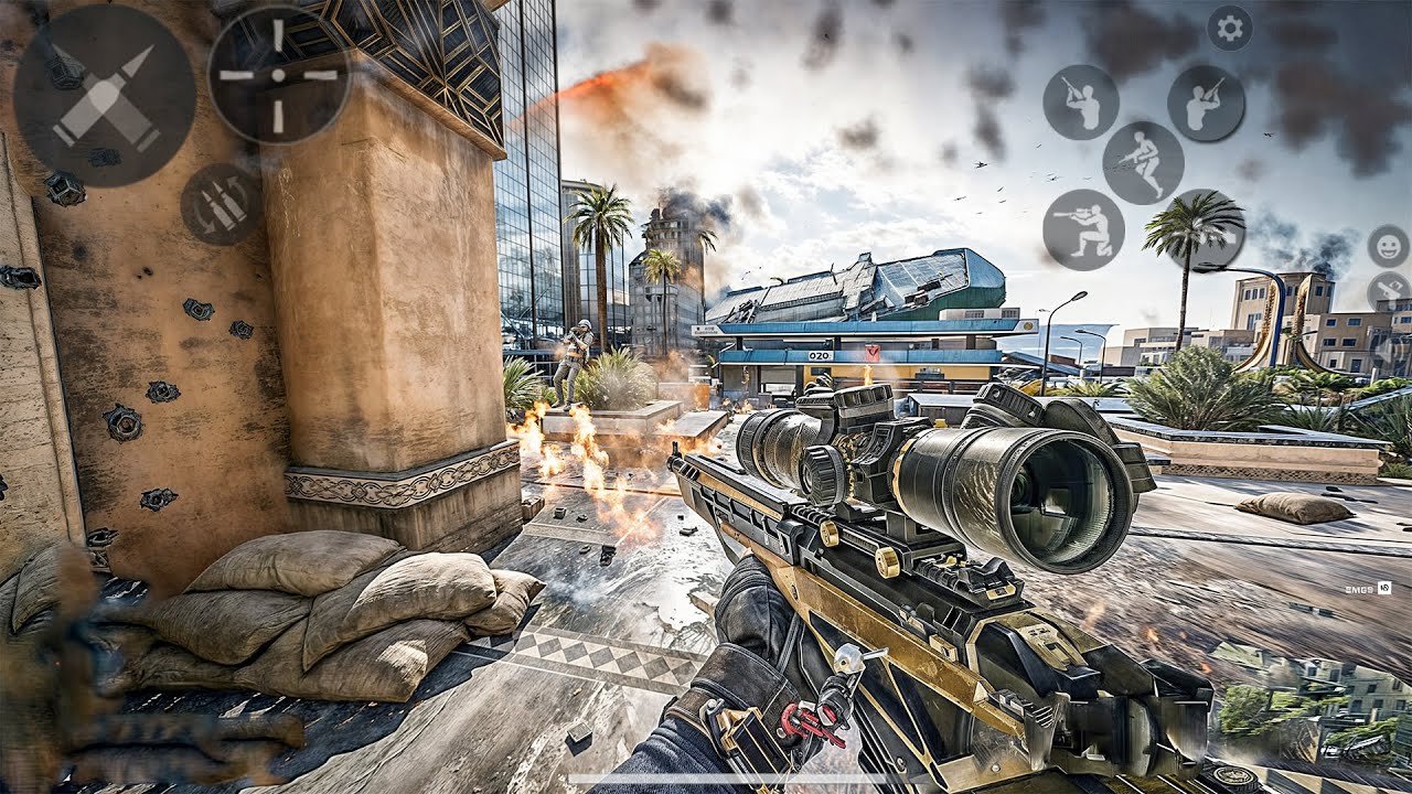 DELTA FORCE MOBILE ЛУЧШИЙ СНАЙПЕР — УЛЬТРА HD ГЕЙМПЛЕЙ