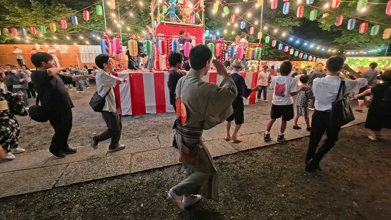 【八木節】（小野田実）　2025年萩中神社盆踊り19　東京都大田区