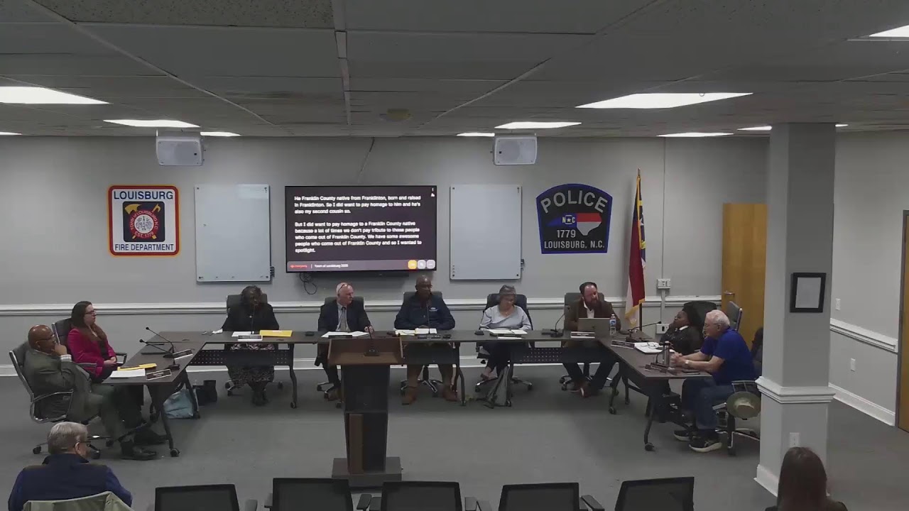 Louisburg Town Council Meeting February 10, 2026