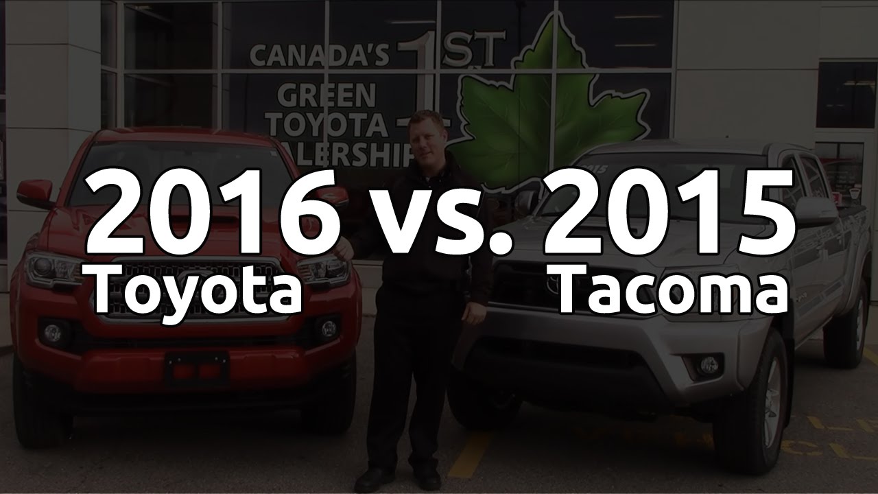 2016 Toyota Tacoma VS. 2015 Toyota Tacoma | Strickland's