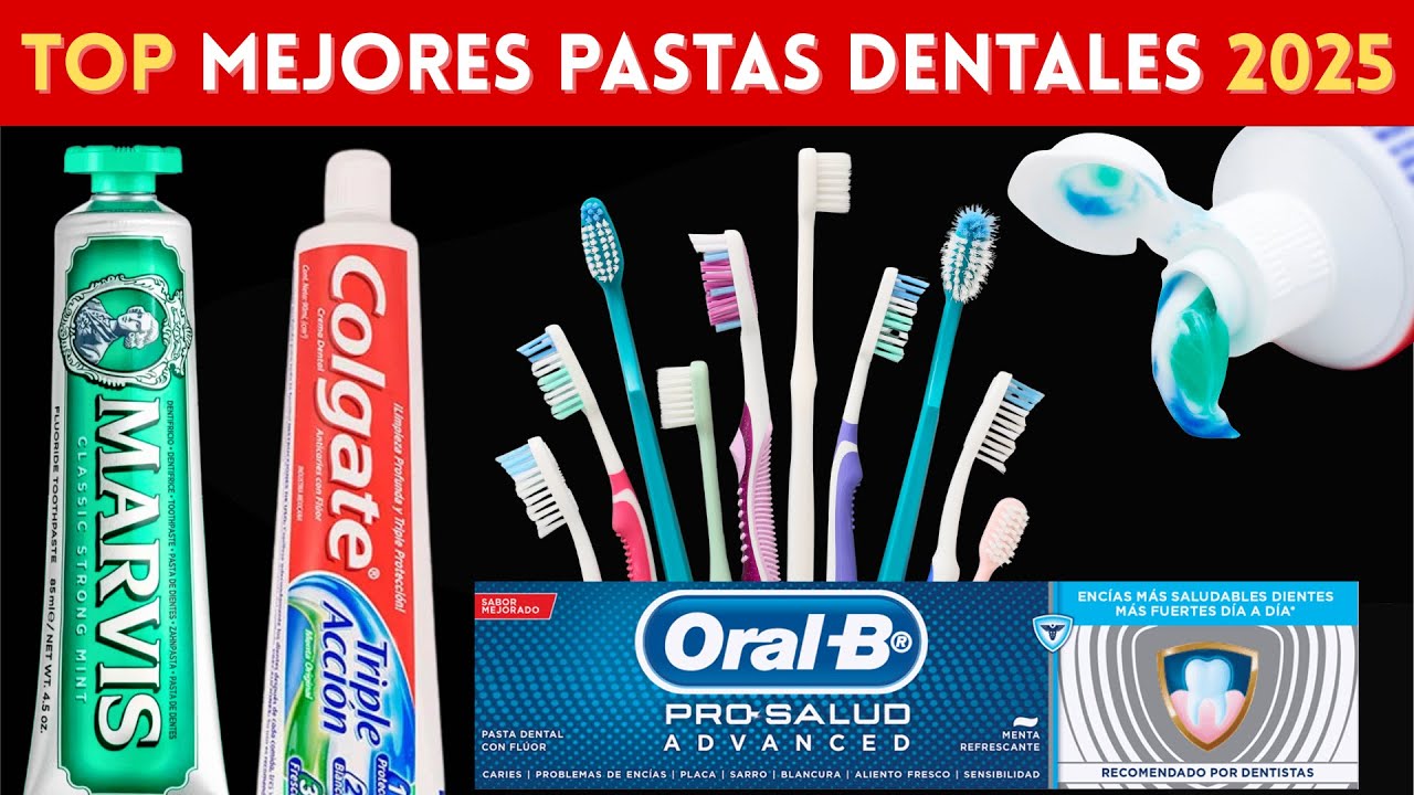 🔥 Inédito! Top 7 Mejores Pastas de Dientes  2025 | Te Sorprenderá 