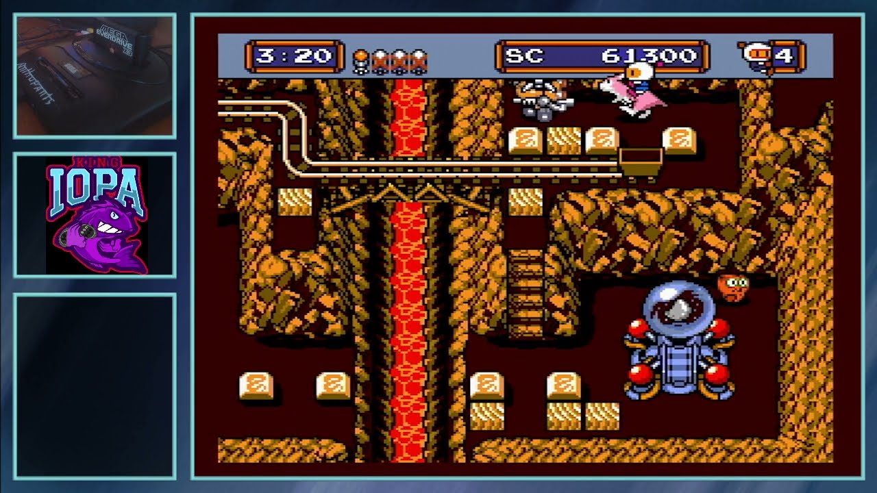 Mega Bomberman (Genesis) No Death playthrough (with BOMB REMOTE) by King iOpa