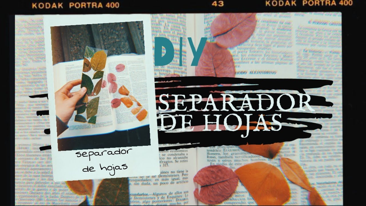 COMO HACER UN SEPARADOR DE HOJAS 📖 |Arturotobdan