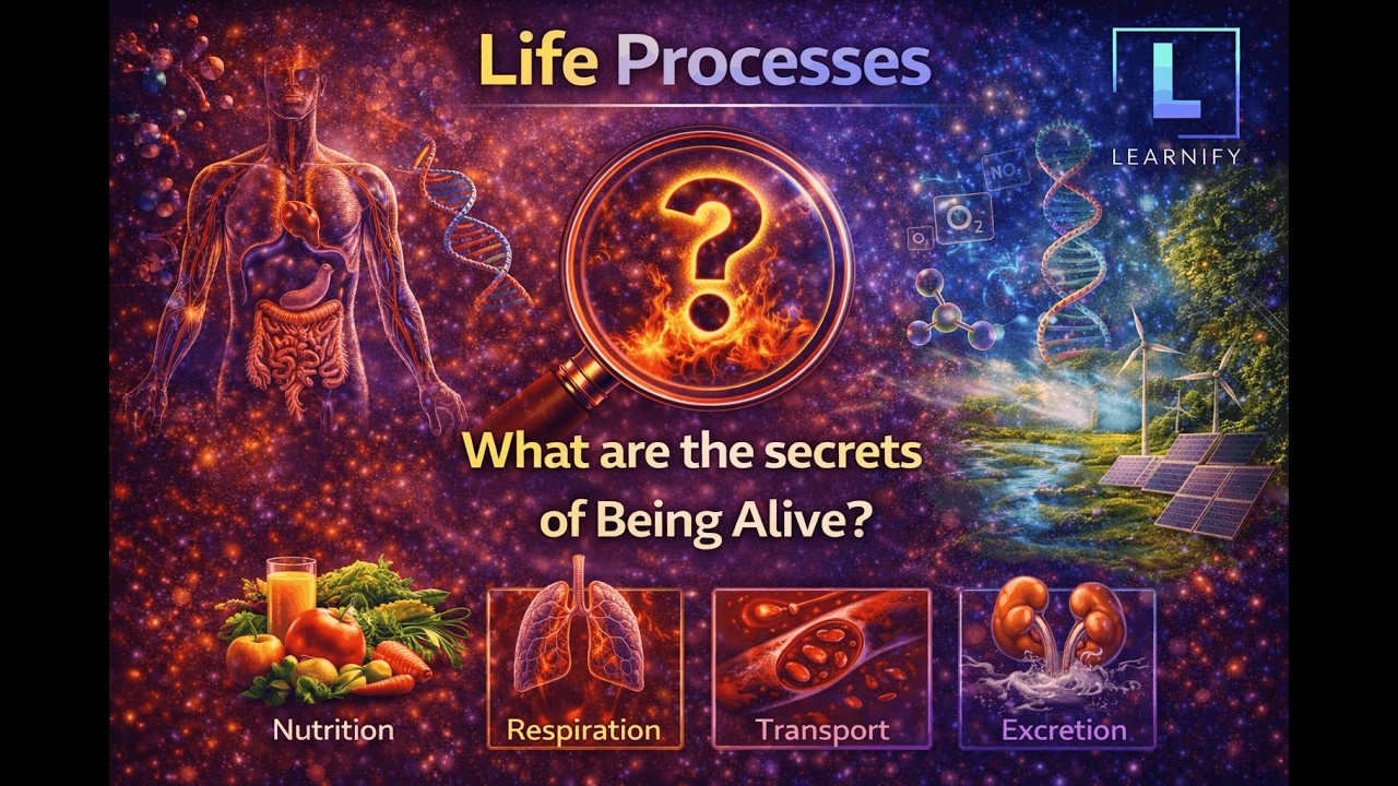 Life Processes The Secrets of Being Alive | Grade 10 Biology | Learnify
