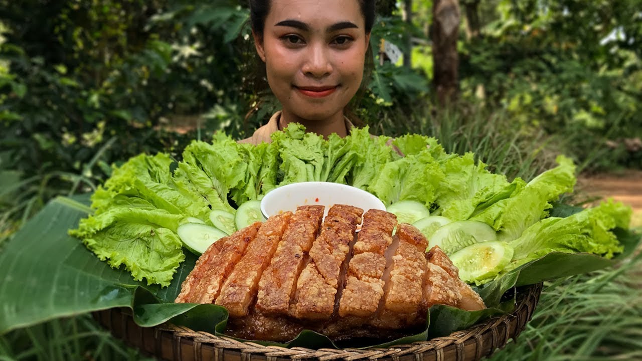 Tasty Crispy Pork Belly Recipe - Ann Vanny Cooking