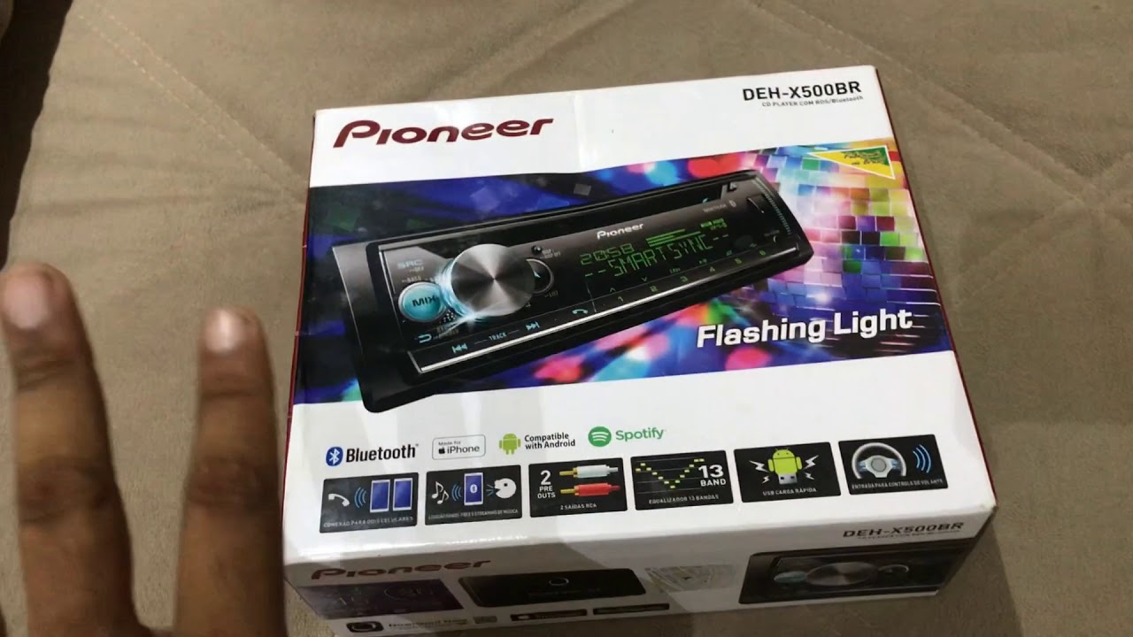 Lançamento  pioneer deh-x500br com novas funções e novo app da pioneer !! Umboxing ! #somautomotivo