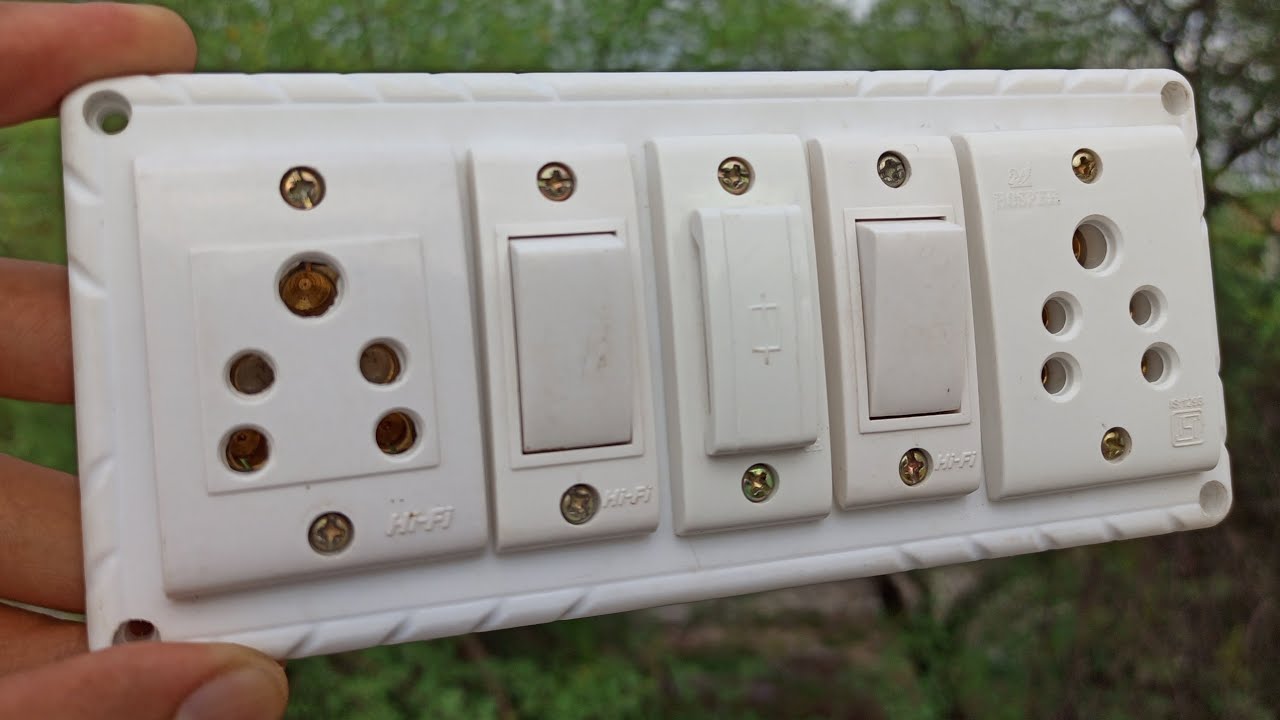 2 switch 2 socket 1 fuse connection in Hindi | Extension Board Wiring Kaise Karen @ElectricalYogi