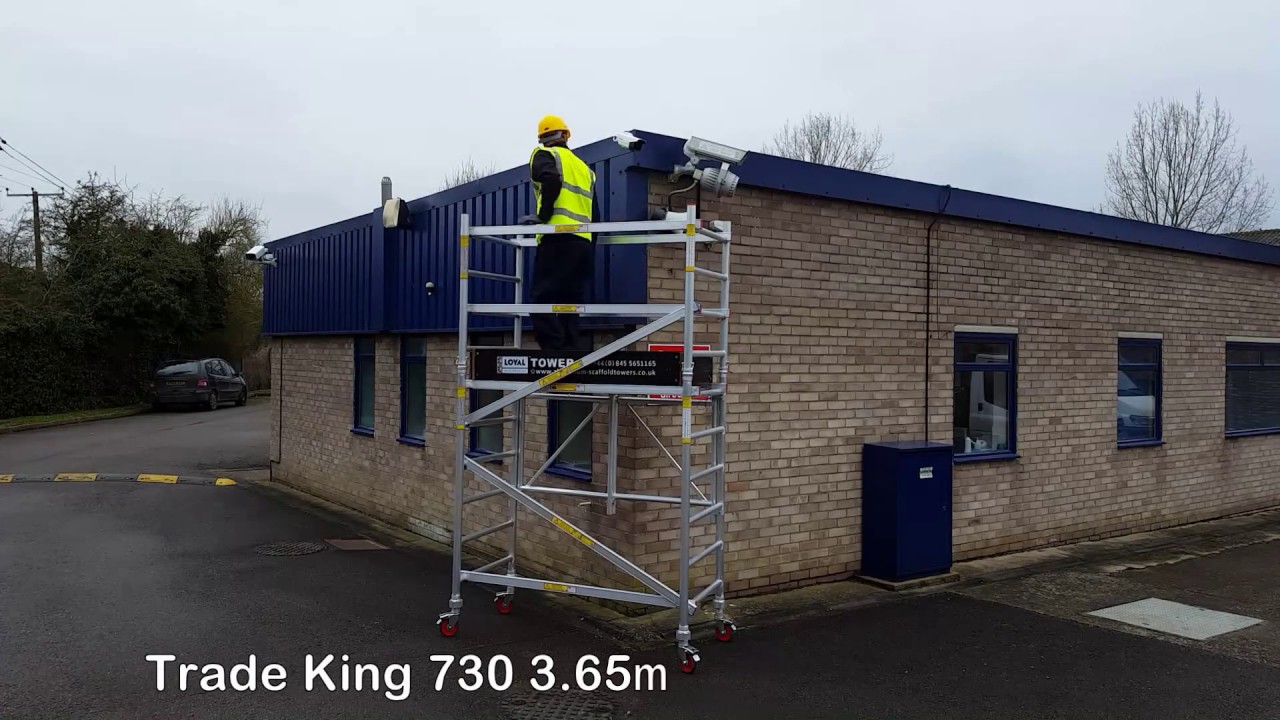 Trade King 730 Aluminium Scaffold Tower range from Loyal