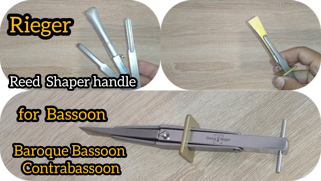 Rieger Reed Shaper handle for Bassoon