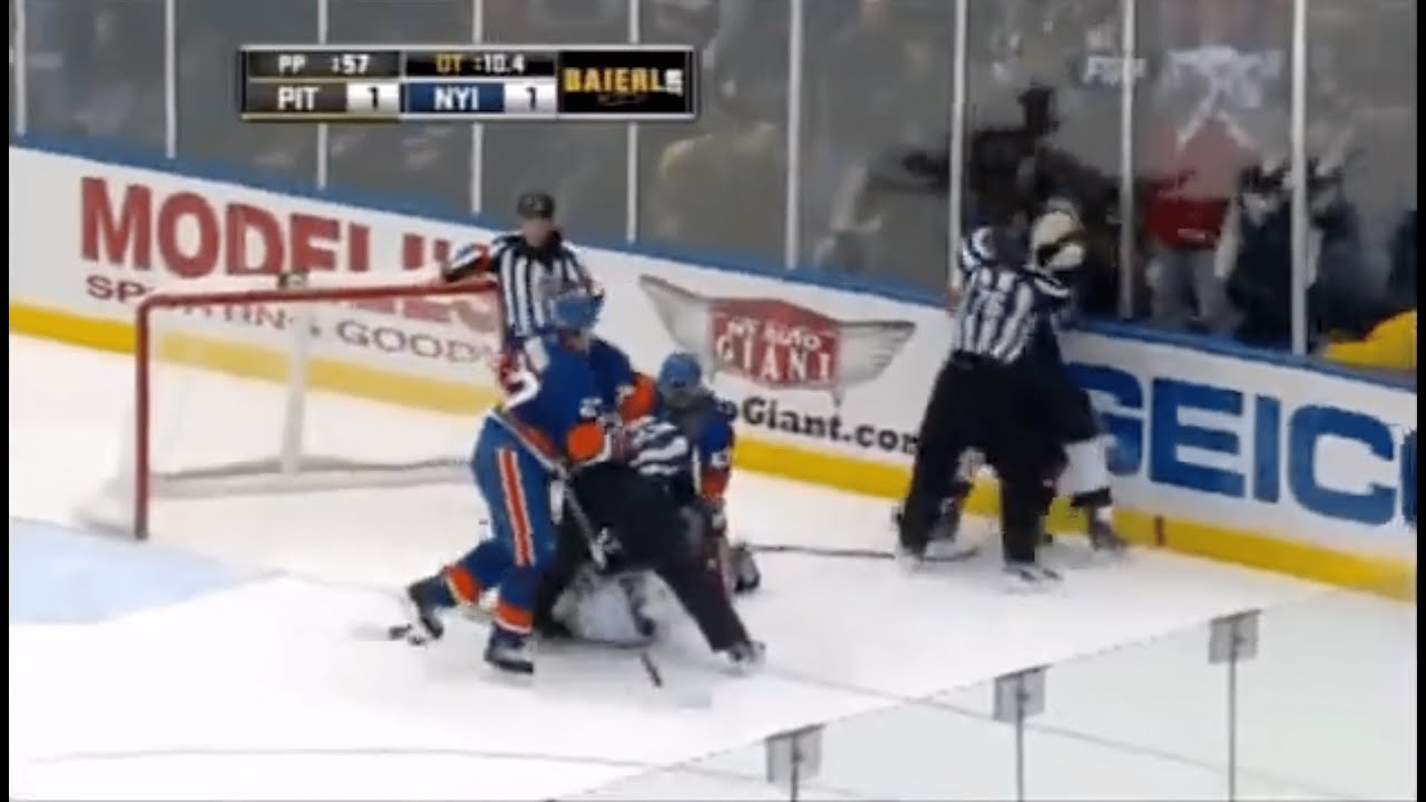 Penguins - Islanders rough stuff 12/29/10