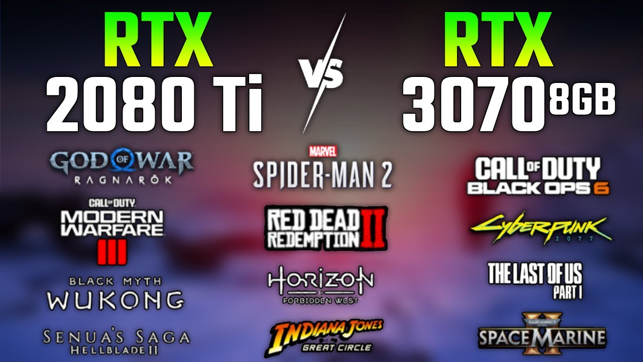 RTX 2080 Ti vs RTX 3070 in 2025 | Test in 12 Games | 4K
