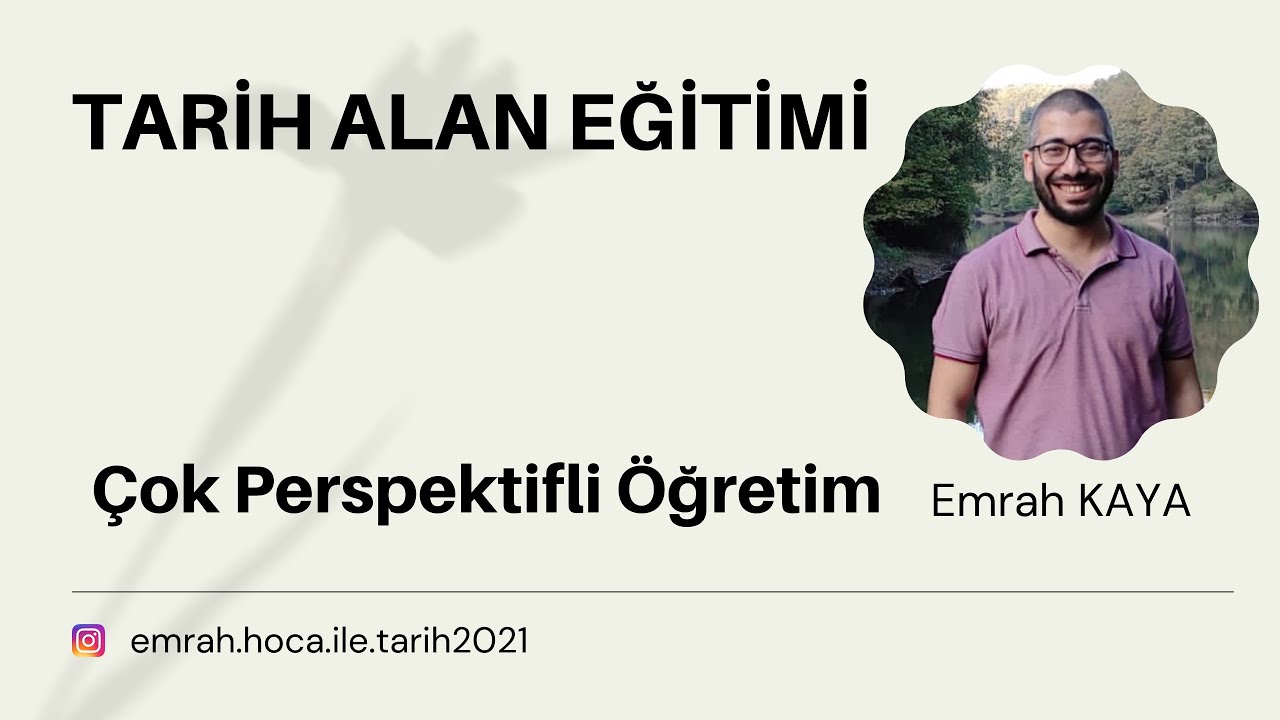 38. Çok Kültürlü Tarih ve Çok Perspektifli Öğretim