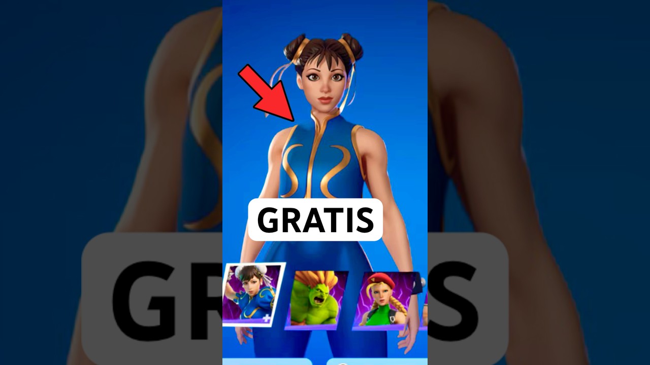 CONSIGUE LA SKIN DE CHUN LI GRATIS EN FORTNITE! STREET FIGHTER REGRES&Oacute; A FORTNITE! #shorts #fortnite