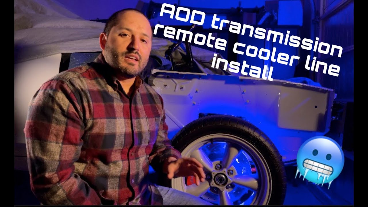 1968 Mercury Cougar AOD Transmission cooler line installation