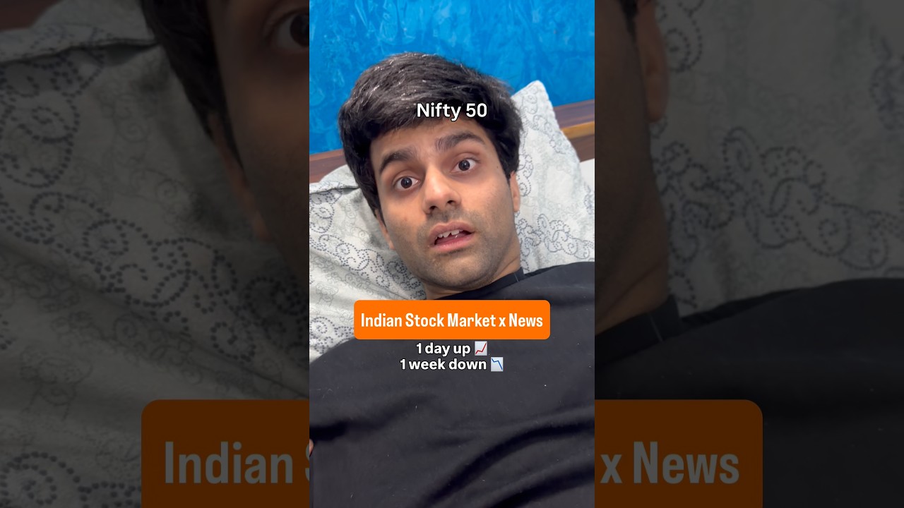 Ye kaun sa double top, triple bottom strategy hai Nifty ki #stockmarket #nifty #news #sensex