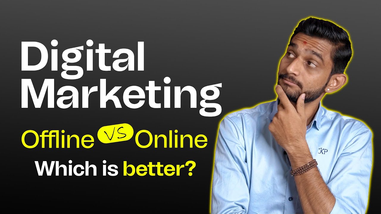 Online vs Offline Digital Marketing ( How to Choose & Where to Learn ) by @PriyeshKhatrani