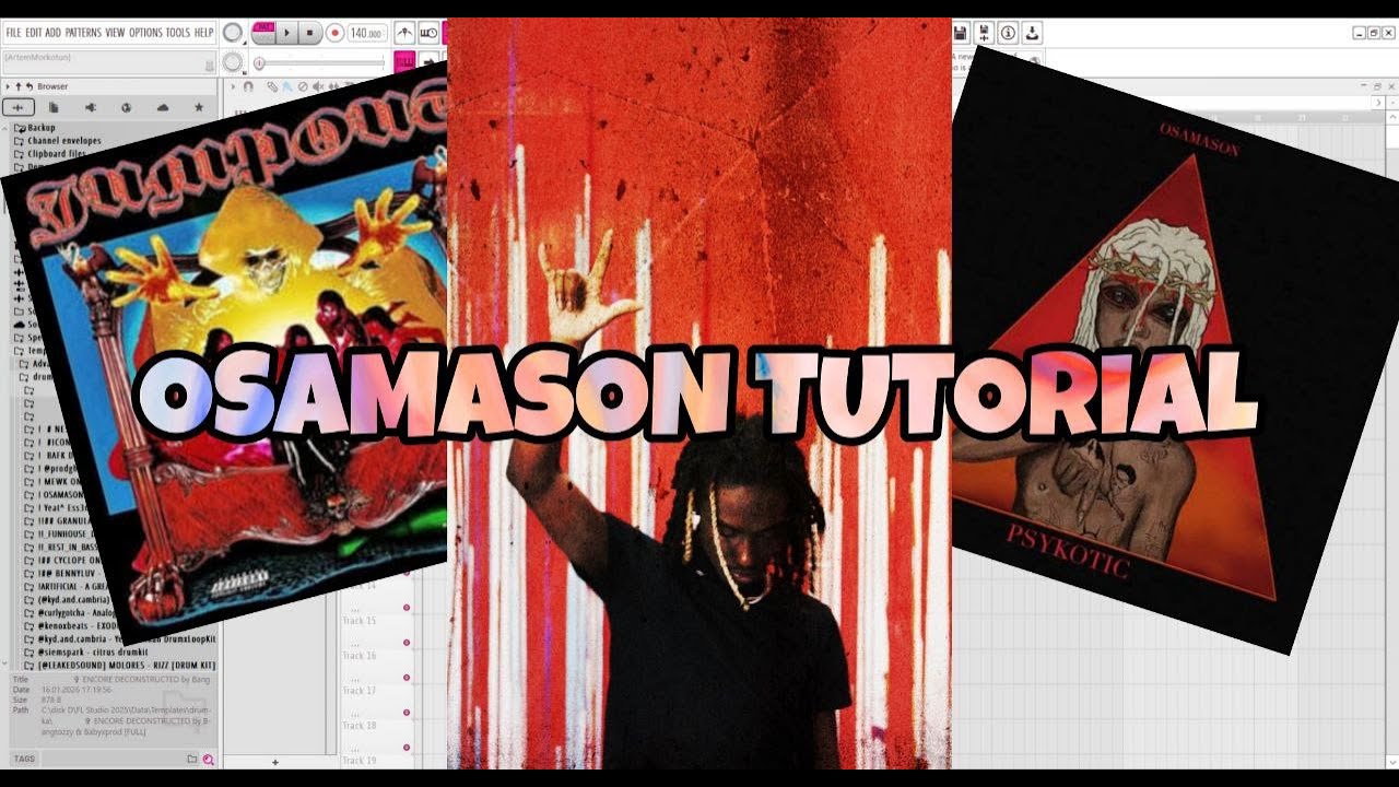 How to Make MELODIC beats for 0SAMASON like PSIKOTIC and JUMPOUT