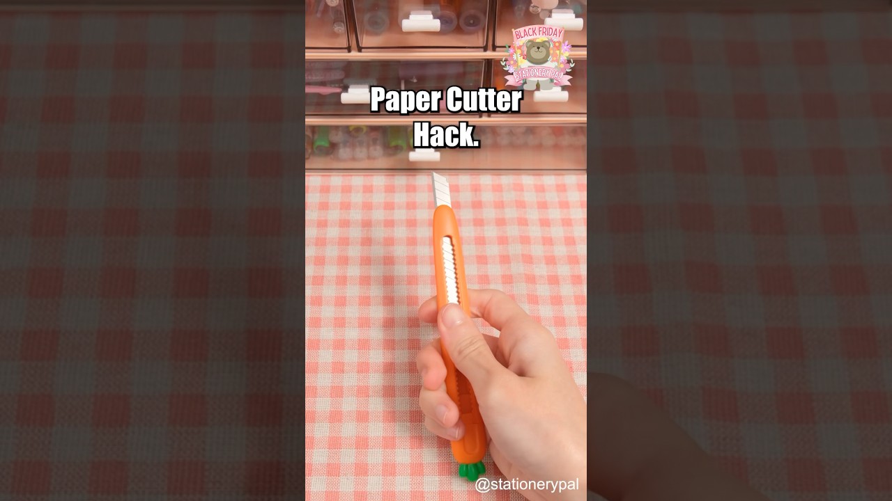 Paper Cutter Hack. #shorts
