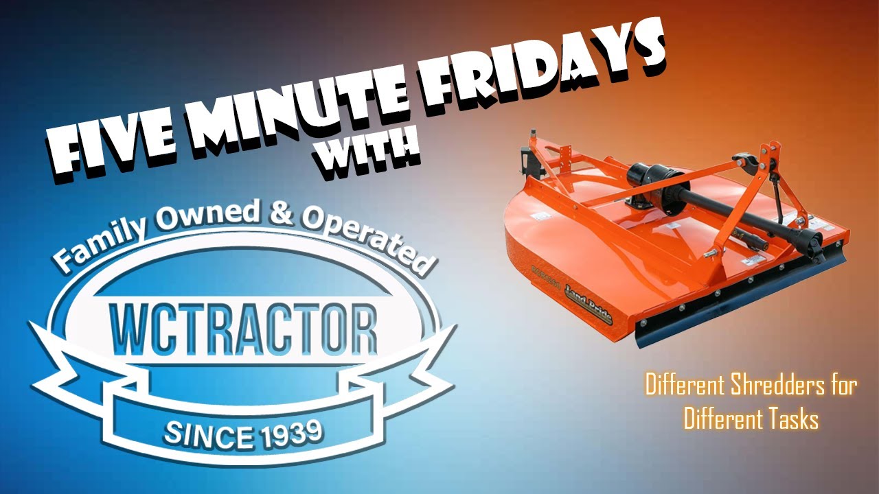 Five Minute Friday - Different Shredders for Different Tasks