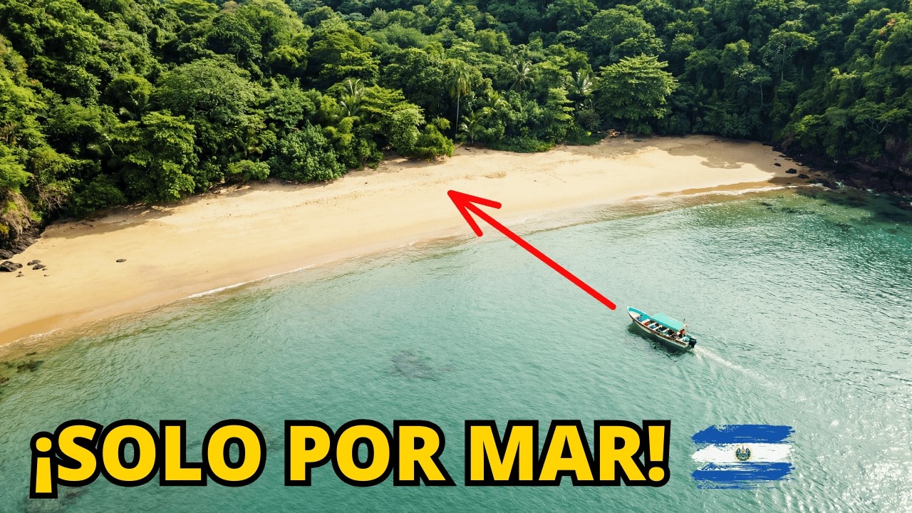 PAGUÉ por una LANCHA para LLEGAR a la PLAYA MÁS SALVAJE de EL SALVADOR 🇸🇻😱