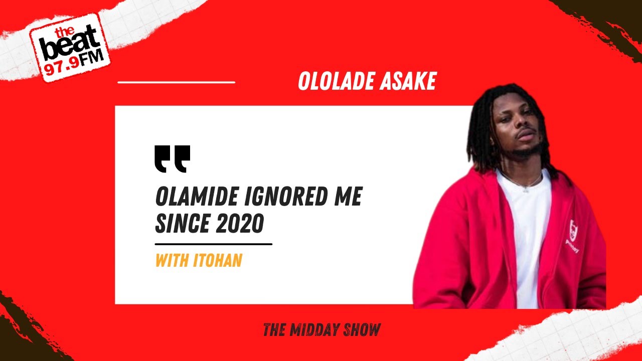 Asake talks Olamide ignoring him for 2 years, why he chose the name Asake, his closeness to his mum