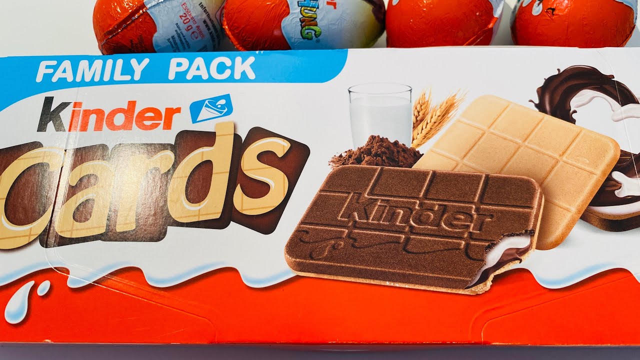 Kinder Cards ASMR Relaxing Unpacking 