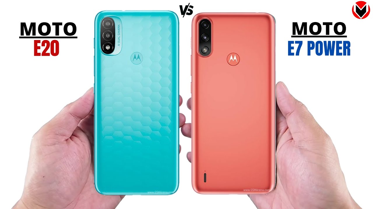 MOTO E20 VS MOTO E7 POWER _ Full Detailed Comparison _Which is best Smartphone?