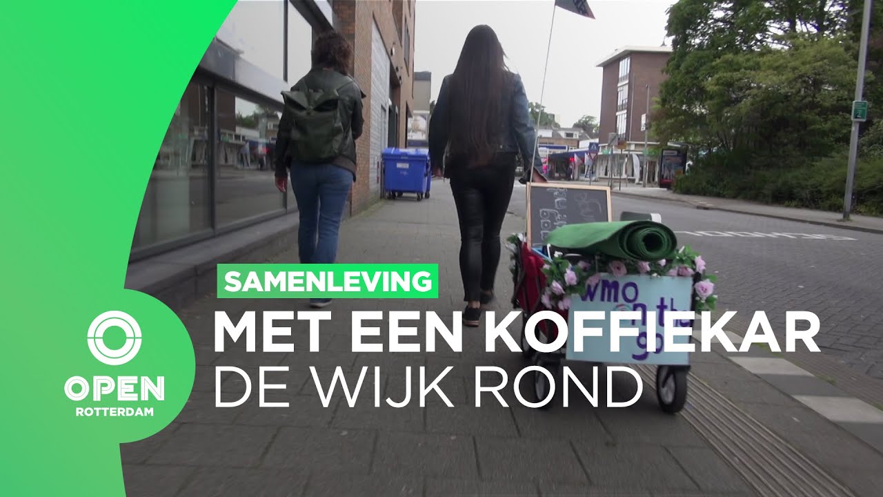 Met de koffiekar maakt WMO Radar in Overschie toch een koffie-uurtje mogelijk | Samenleving