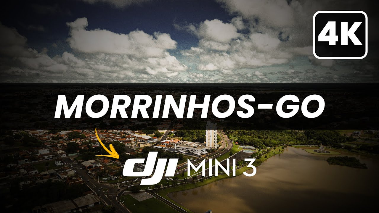 MORRINHOS-GO - VIS&Atilde;O A&Eacute;REA DA CIDADE - 4K - DJI MINI 3