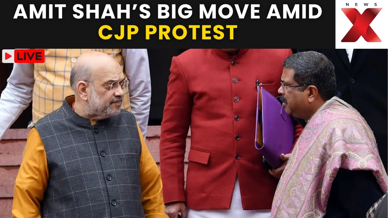 CJP Chalo Sansad LIVE: Dharmendra Pradhan Meets Amit Shah Amid Delhi Protest