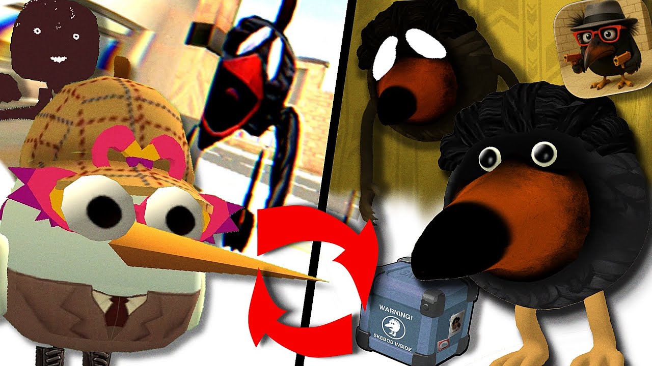 😱ЧИКЕН ГАН НАОБОРОТ **СКЕБОБ ГАН**