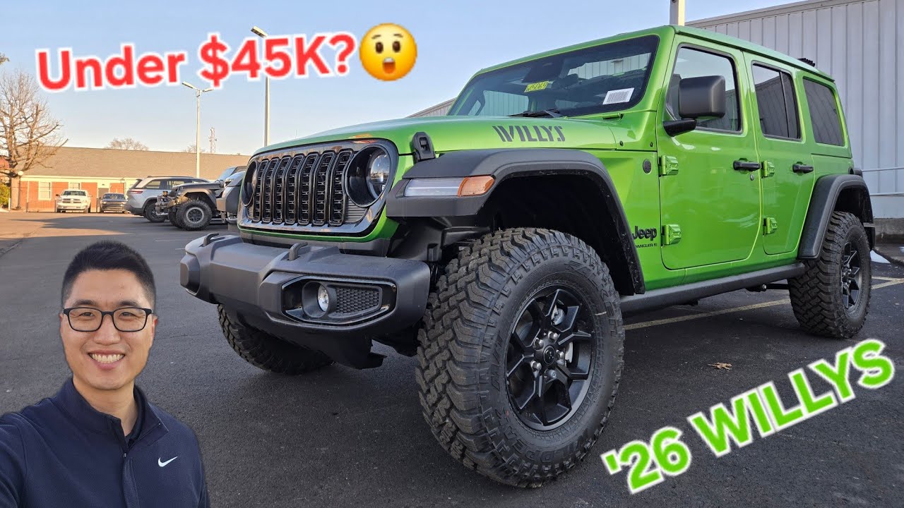 Представляем вашему вниманию еще одно выгодное предложение! (Jeep Wrangler Willys 2026 года в цве...