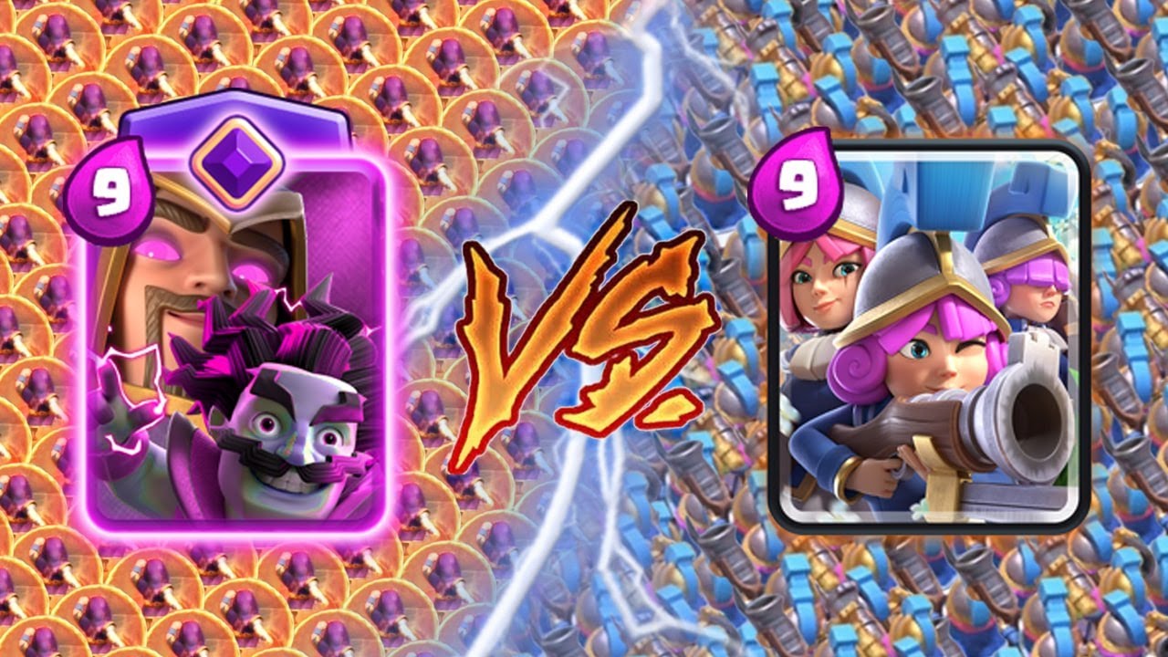 EVOLVED WIZARD TEAM Vs THREE MUSKETEERS - Clash Royale Challenge