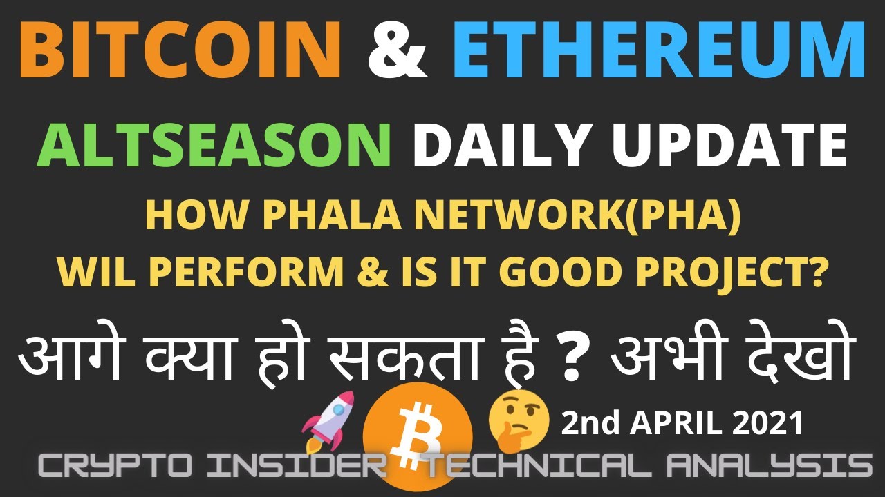 Bitcoin Ethereum Phala network(PHA) Altcoin daily update- CryptoInsiderTA Hindi