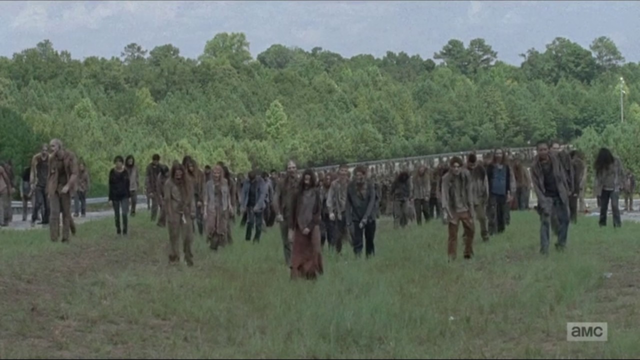 The Walking Dead - Rick & Michonne (Walkers Scene)
