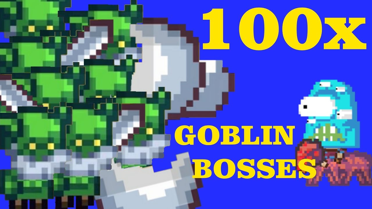 100X GOBLIN BOSS LOOTS | Dreds Pixel Survival 3