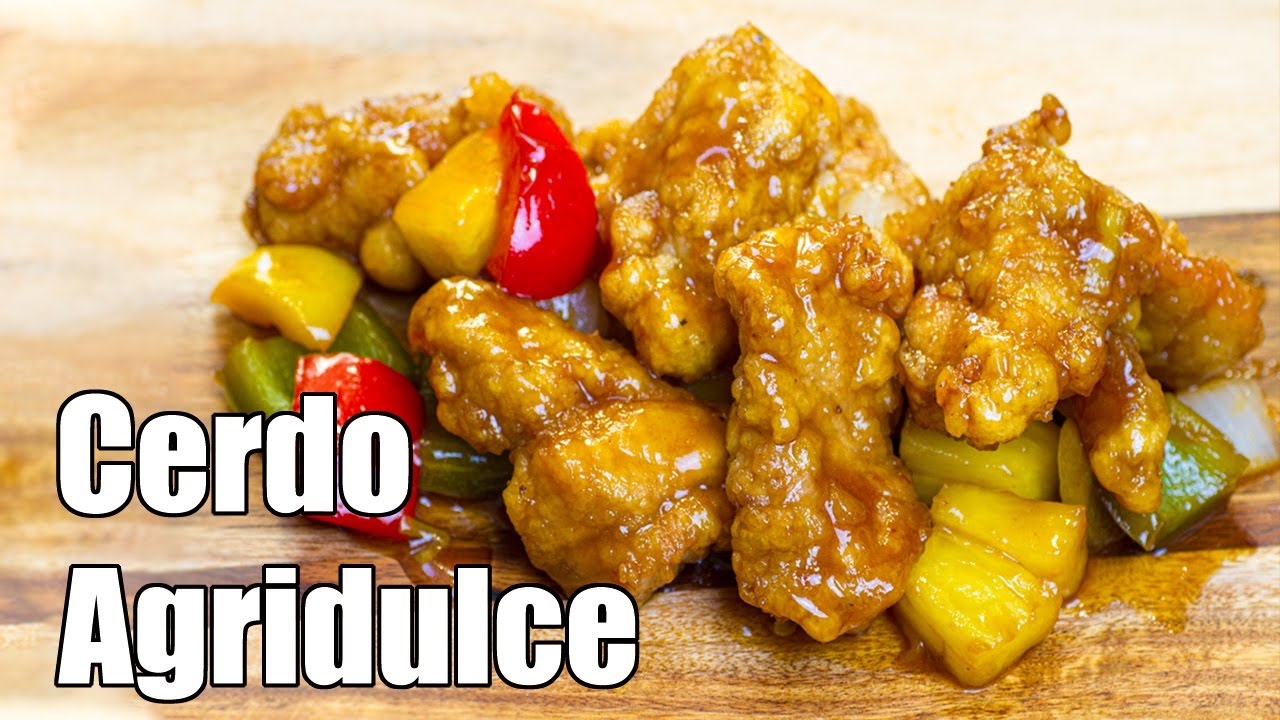 ✅ Receta CERDO AGRIDULCE al ESTILO CHINO ► La MEJOR!!!