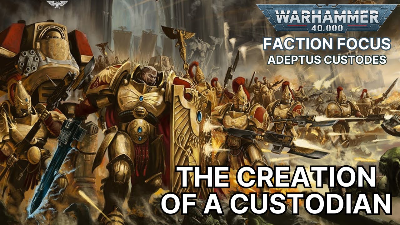 Creating a Custodes | Warhammer 40,000 Lore