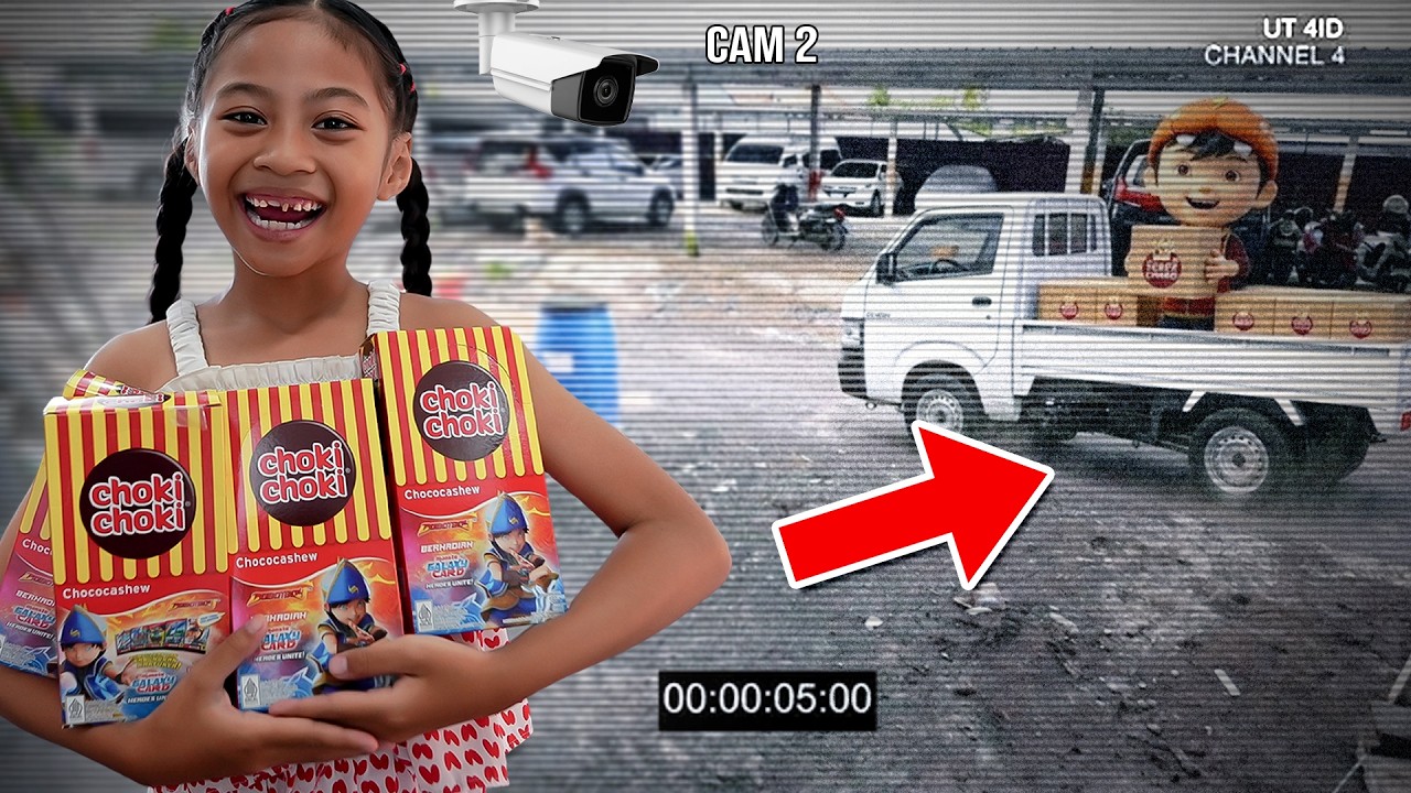 CCTV MENANGKAP BOBOIBOY ANTAR PAKET KE DEPAN RUMAH KITA!!