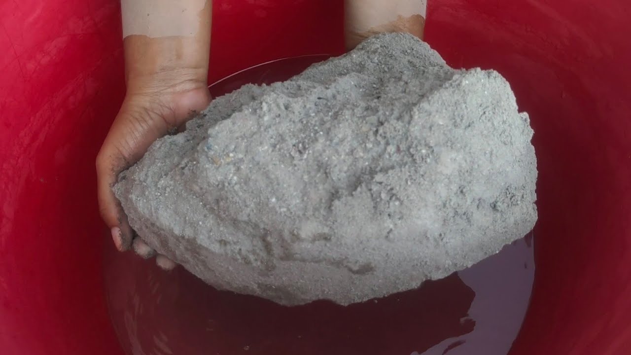 Asmr - full Dusty all texture mix texture chunks/ shape crumbling dry and water 💦