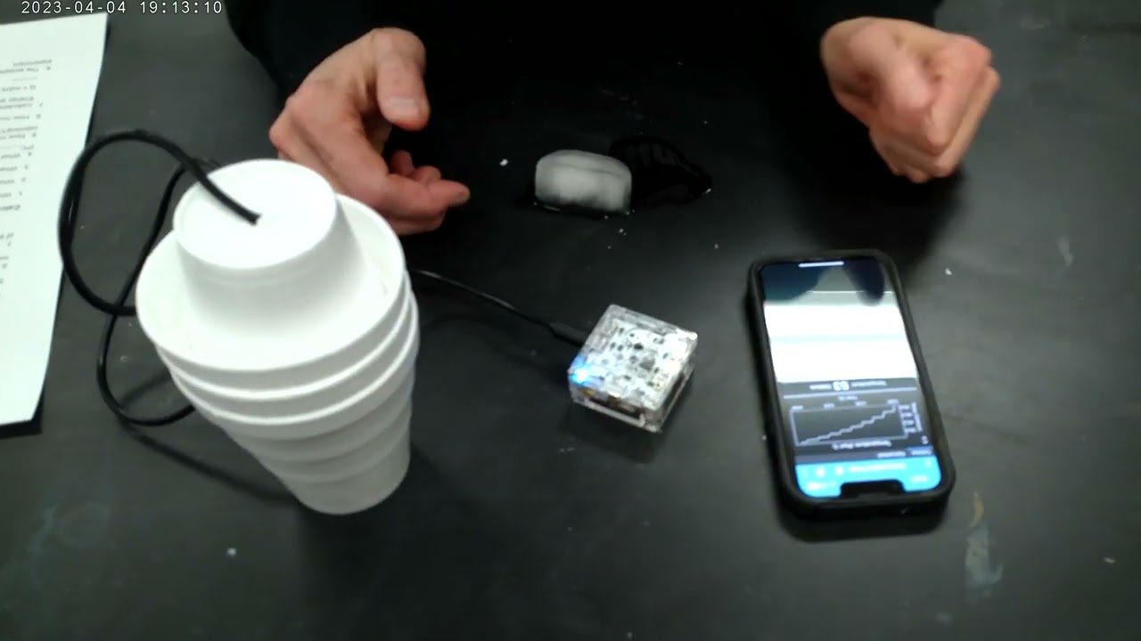 Using a Databot to Calculate Heat of Fusion