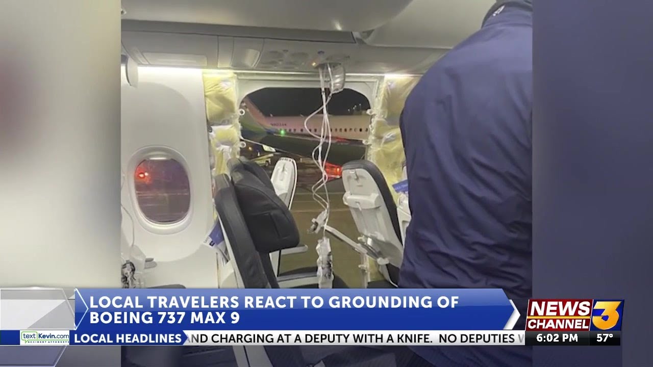 Local travelers react to Alaska Airlines move to ground Boeing 737 Max 9 Aircrafts