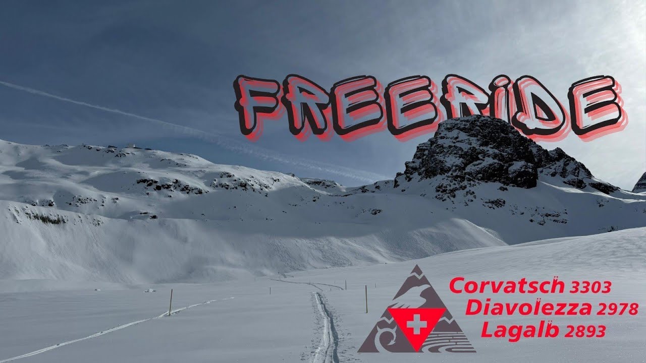 DIAVOLEZZA CHE BELLEZZA - Freeride in Engadin "Gletscherabfahrt Morteratsch"