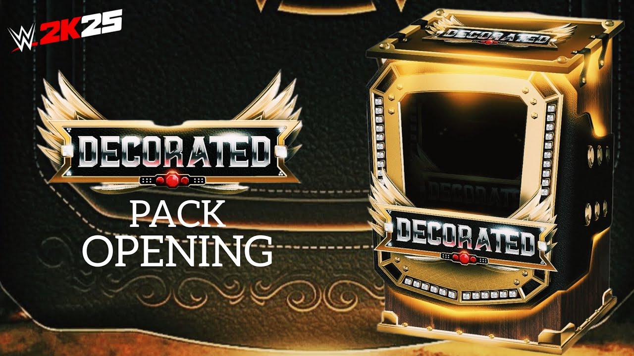 WWE 2K25 - DECORATED PACK OPENING 
