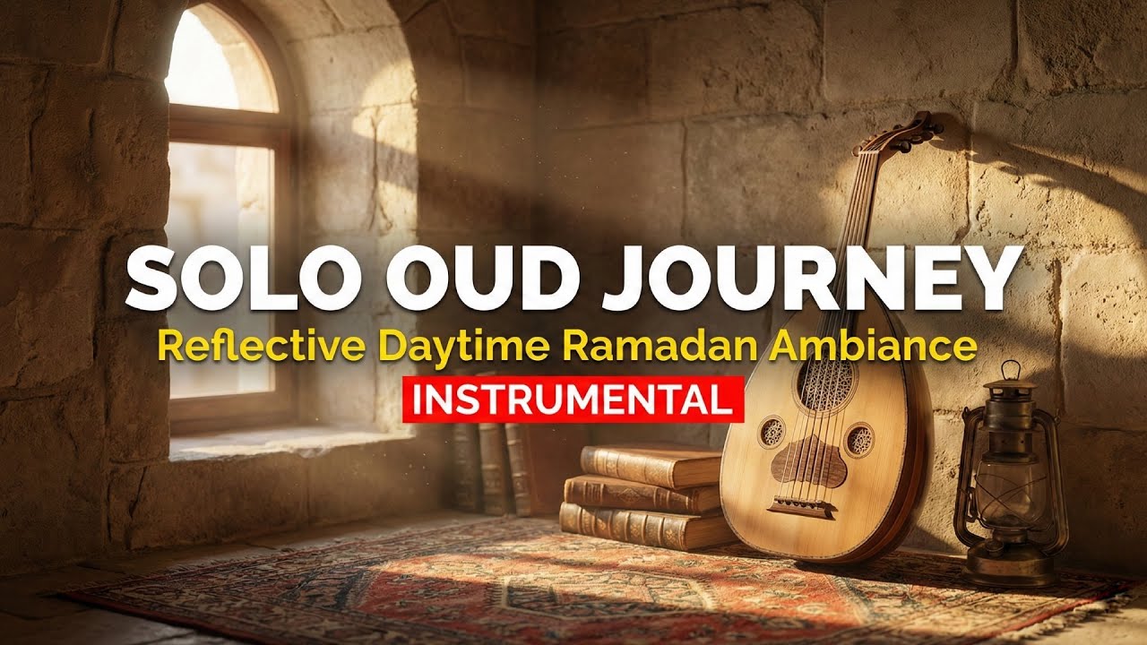 Relaxing Arabic Restaurant Songs | 12 Hours Traditional Solo Oud Instrumental Ramadan Music