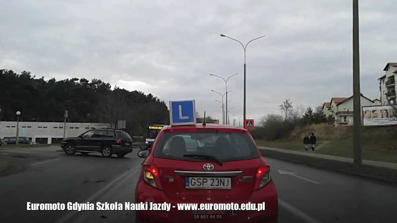Trasy egzaminacyjne PORD Gdynia - Nauka Jazdy - Euromoto film 022