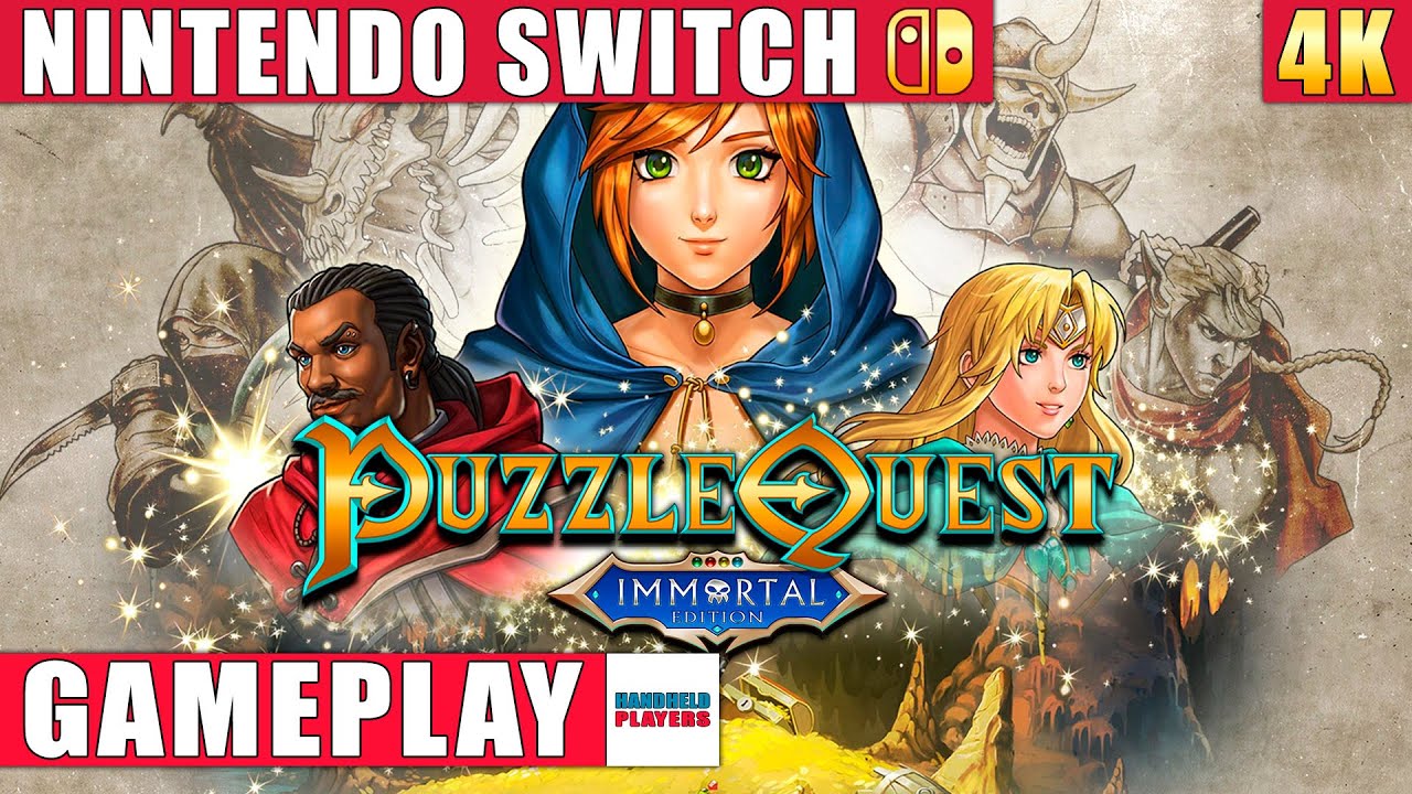 Puzzle Quest: Immortal Edition Nintendo Switch 1 Gameplay in 4K